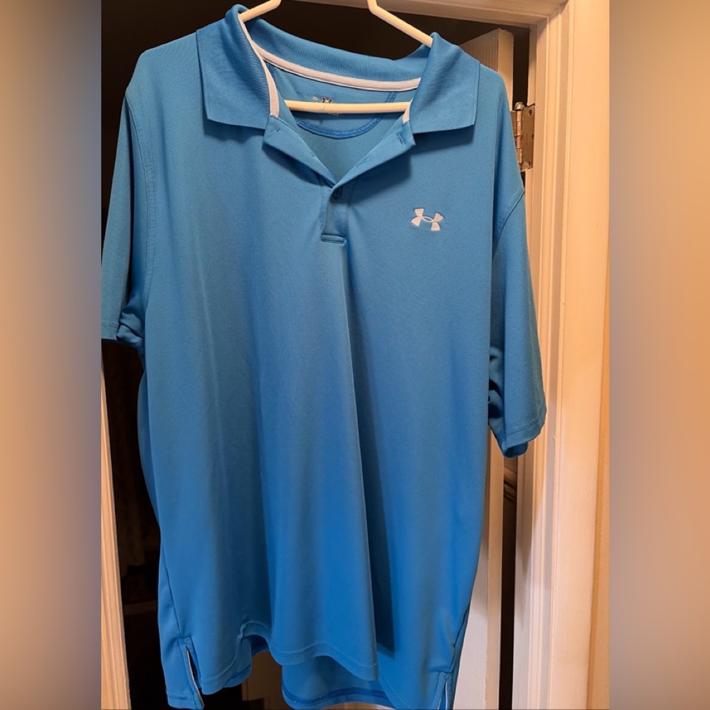 Under Armour Men's Vibrant Blue Polo